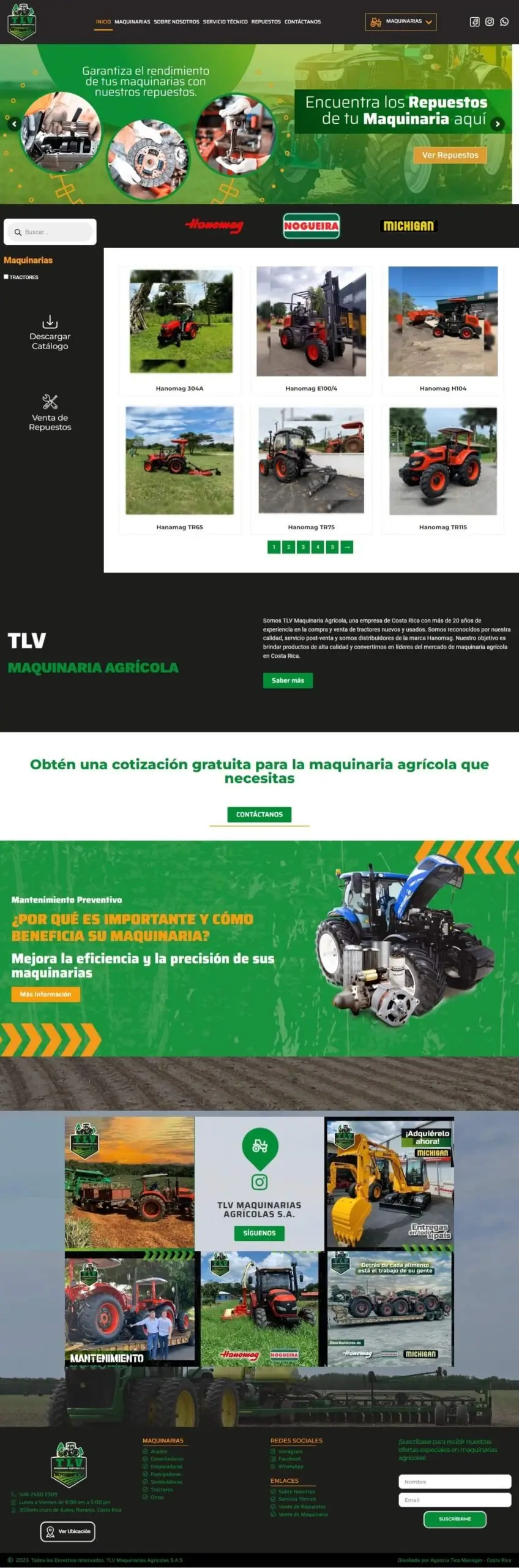  | Portafolio: Tienda Online – TLV Tractores