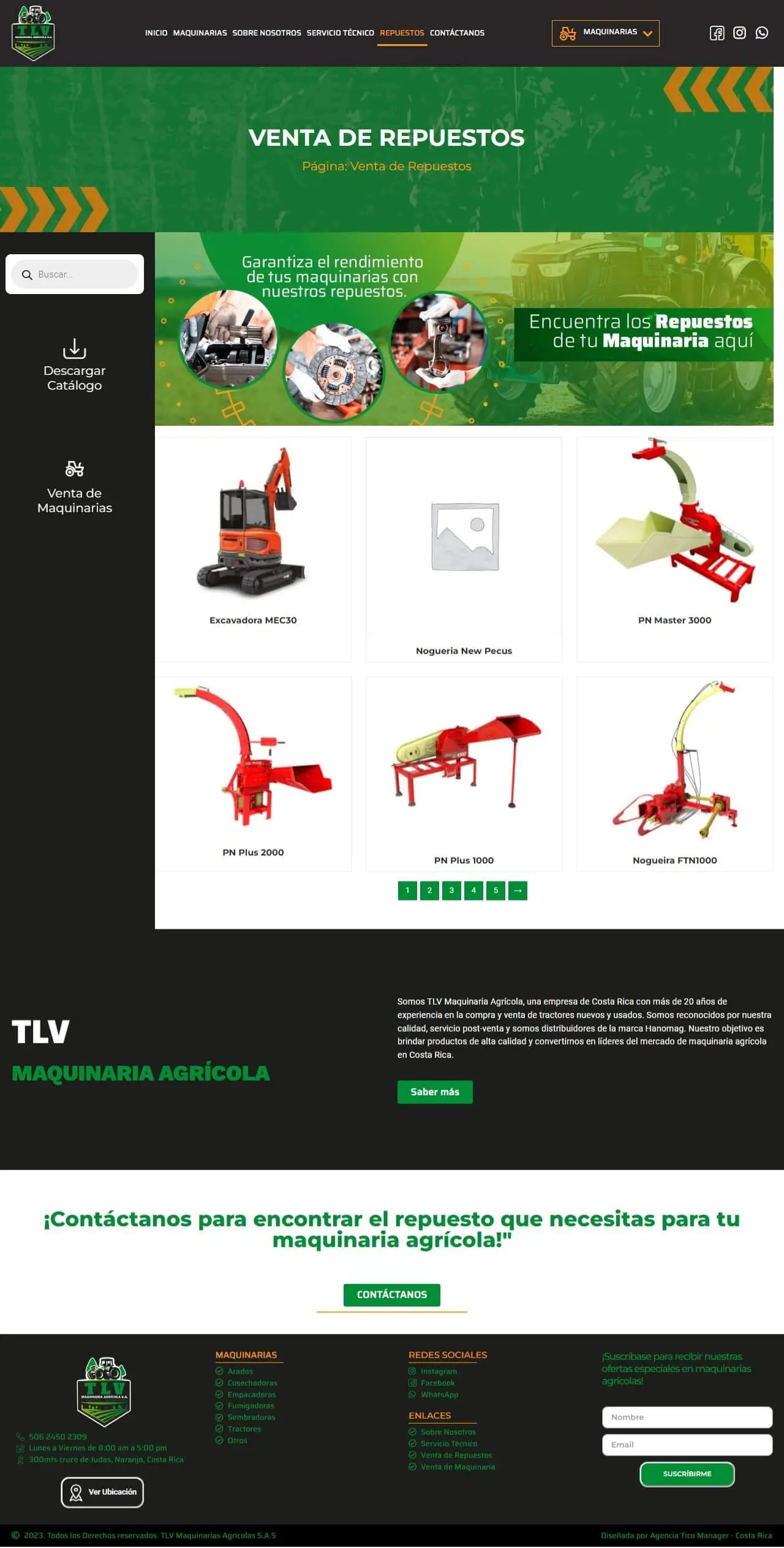  | Portafolio: Tienda Online – TLV Tractores