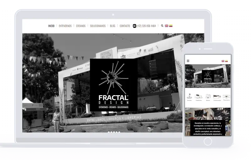 Diseño web Fractal Design