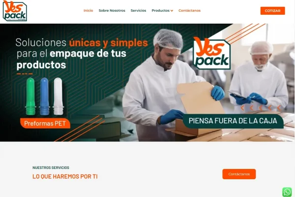 Pantalla Home Yespack
